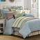 HiEnd Accents 3PC Chambray Comforter Set Super Queen