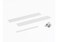 Robern RSMK20D4P R3 Series 20H Surface Mount Kit
