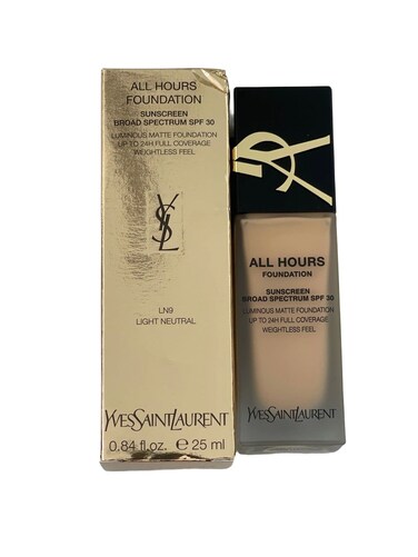 All Hours Foundation SPF 30  LN9 by Yves Saint Laurent for Women  084 oz Foundation