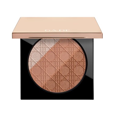 Glow FX Natural Face Palette  Blush for Cheeks Bronzer Powder and Highlighter Makeup  Enriched with Jojoba Oil  135 Cool and Cozy  042 oz