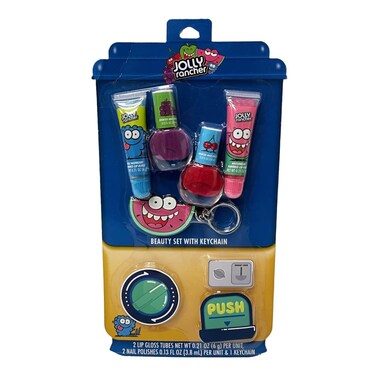 Taste BeautyJolly Rancher Candy Machine Lip Gloss Nail Polish Beauty Set