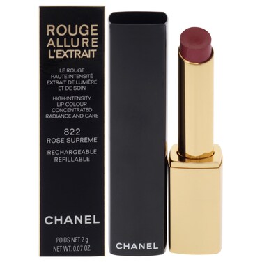 CHANELRouge Allure Lextrait Lipstick  822 Rose Supreme for Women  007 oz Lipstick Refillable