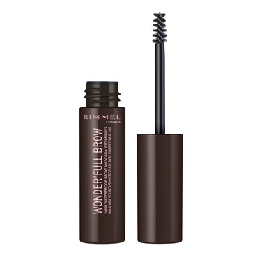 Rimmel London WonderFull 24HR Eyebrow Mascara LongWearing Waterproof SmudgeProof 003 Dark Brown 004oz