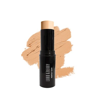 Lord  Berry PERFECT SKIN Smooth Creamy Natural Look Foundation Stick Soft Matte Finish with Oak Stem Cells Olive Oil Argon Oil Hyaluronic Acid and Vitamin E