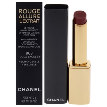 CHANELRouge Allure Lextrait Lipstick  868 Rouge Excessif for Women  007 oz Lipstick Refillable