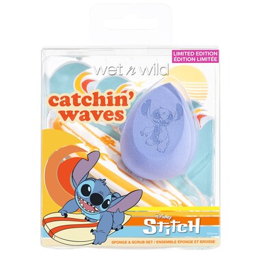 wet n wild Disney Lilo And Stitch Catchin Waves Makeup Sponge  Body Scrub Set