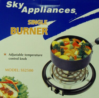 SKY SS2500 Single Burner 220Volts Not for USE in the USA