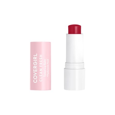 CoverGirl Clean Fresh Tinted Lip Balm Vegan Formula Hydrating Natural Finish Cruelty Free CherryIsh You 1 Count