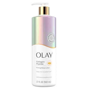 OlayFirming  Hydrating Body Lotion for Women with Collagen 24hr Moisturizing Vitamin E  Vitamin B3 Complex Fast Absorbing Formula 17 fl oz