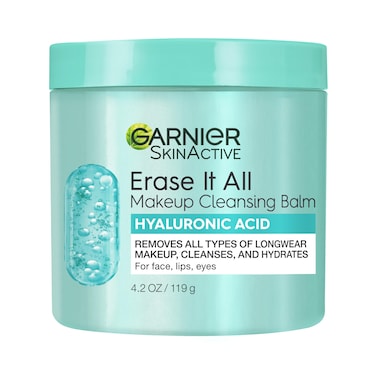 GarnierErase It All Makeup Cleansing Balm with Hyaluronic Acid Replumping Facial Cleanser and Makeup Remover 42 Oz