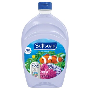 SoftsoapClear Liquid Hand Soap Refill Refreshing Clean Scent Aquarium Series  50 Fluid Ounce