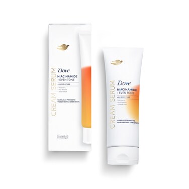 Dove Cream Serum Niacinamide  Even Tone for Dark Spots and Uneven Tone with Vitamin C ProRetinol and Shea Butter 8 oz