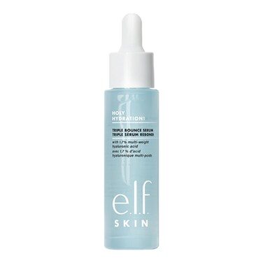 elf SKIN Holy Hydration Triple Bounce Serum 17 Hyaluronic Acid Serum For Plump Bouncy Skin Great For Hydrating Dry Skin