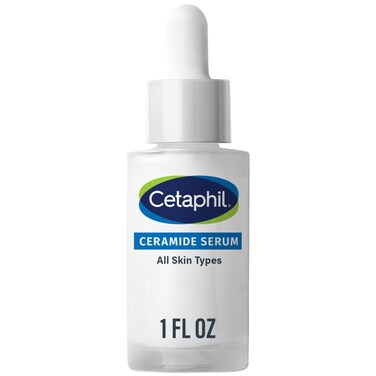 CetaphilCeramide Serum Hydrates and Restores Skin Barrier Formulated with Ceramides  Centella Asiatica Designed for Sensitive Skin Fragrance Free Dermatologist Tested 1oz
