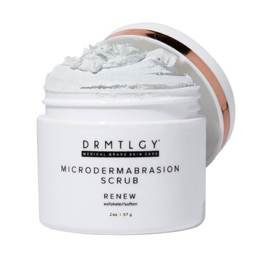 DRMTLGYMicrodermabrasion Facial Scrub and Face Mask NonAbrasive Face Exfoliator Improves Acne Scars Blackheads Pore Size and Skin Texture 2 oz