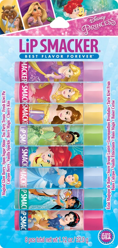 Lip SmackerDisney Princess Flavored Lip Balm Party Pack 8 Count Clear For Kids