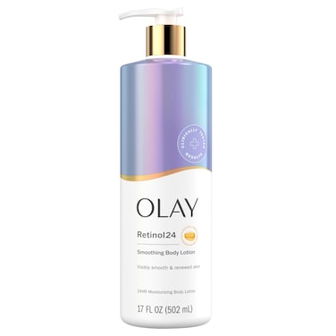 Olay Smoothing Body Lotion for Women with Retinol 24hr Moisturizing Vitamin E  Vitamin B3 Complex Fast Absorbing Formula 17 fl oz