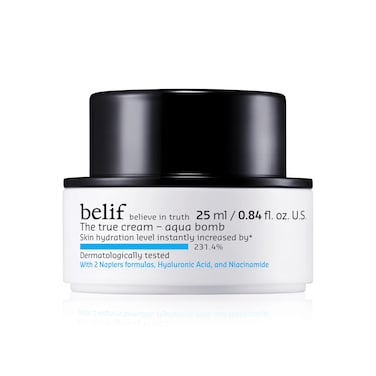 belif The True Cream Aqua Bomb  New  Improved  Hydration in 10 Seconds  Hyaluronic Acid Niacinamide  Lightweight Hydrating Daily Moisturizer Face