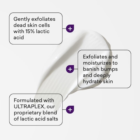 AmLactin KP Bumps Be Gone  3 oz Keratosis Pilaris Moisturizing Cream with 15 Lactic Acid  Exfoliator and Moisturizer for Dry Rough and Bumpy Skin Packaging May Vary