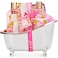 Gift Set For Women Spa Luxetique Bath Sets for Women Gift 8 Pcs Rose Spa Basket Includes Bubble Bath Shower Gel Body Lotion Birthday Spa Gifts Mothers Day Gifts for Mom