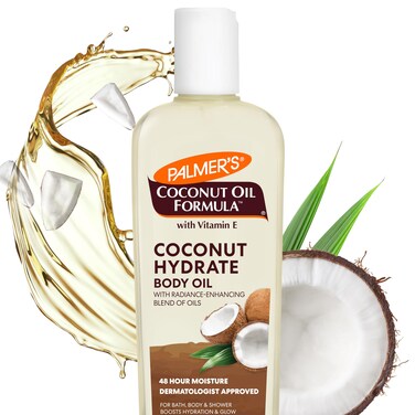 Palmers Coconut Oil Formula Body Oil Body Moisturizer with Green Coffee Extract Bath Oil for Dry Skin 85 Ounces Pour Cap