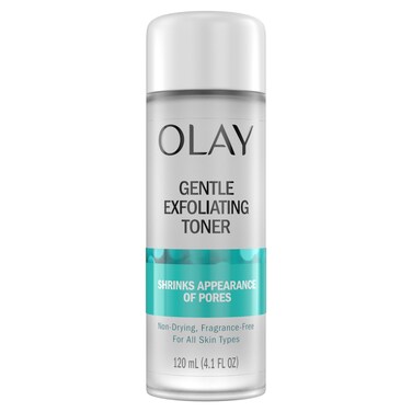 Olay Gentle Exfoliating Toner Fragrance Free 41 fl oz Pore Treatment Face Cleanser Unclogs and Diminishes the Appearance of Pores