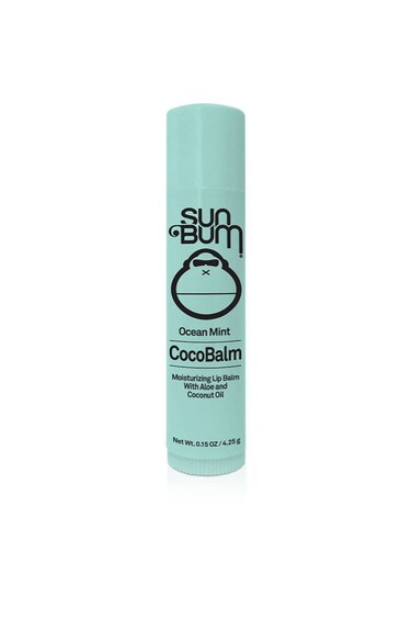 Sun Bum Ocean Mint Cocobalm  Hydrating Lip Balm with Aloe  Hypoallergenic Paraben Free Silicone Free 015oz Stick