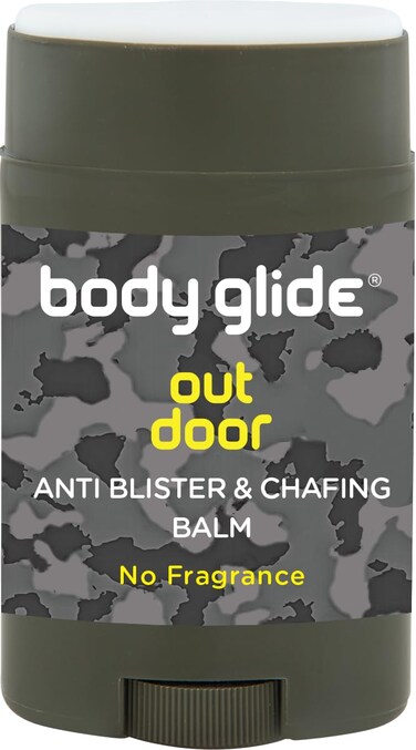 Body Glide Outdoor Anti Chafe Balm 15oz Fragrance free anti chafing stick trusted in basic training endurance sports  everyday life Use on neck shoulders chest butt groin thighs  feet