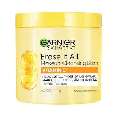 GarnierErase It All Makeup Cleansing Balm with Vitamin C Brightening Facial Cleanser and Makeup Remover 42 Oz
