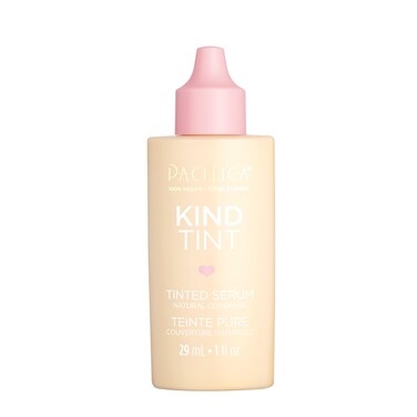 PacificaBeauty Kind Tint Tinted Serum Skincare Vegan Collagen Hyaluronic Acid Vitamin C Niacinamide Caffeine Hydrating Lightweight Foundation Natural Dewy Skin Shade 24 1 fl oz 1 Count
