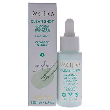 PacificaClean Shot BHAAHA 25 Percent Peel Solution Unisex 08 oz