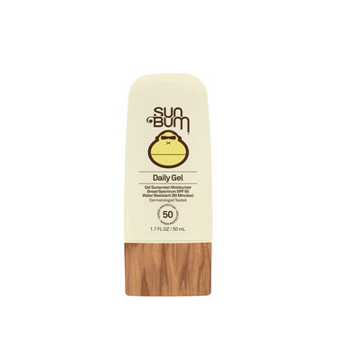 Sun Bum Daily SPF 50 Sunscreen Face Gel  Vegan and Hawaii 104 Act Compliant Made Without Oxybenzone  Octinoxate Broad Spectrum Sun Care  Dermatologist Tested  17 Fl Oz