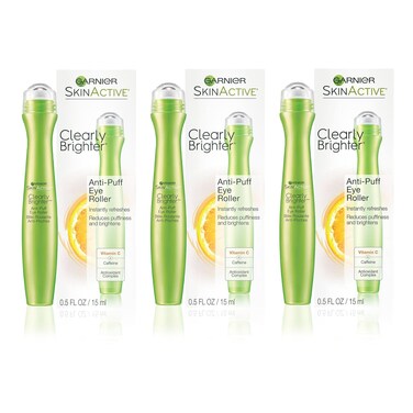 GarnierClearly Brighter AntiPuff Eye Roller 05 Fl Oz 15mL 3 Count Packaging May Vary