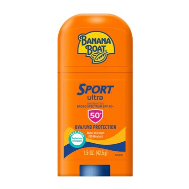 Banana BoatSport Ultra Sunscreen Stick SPF 50 15oz  Travel Sunscreen Mini Sunscreen SPF Stick Sunscreen Oxybenzone Free Sunscreen 15oz