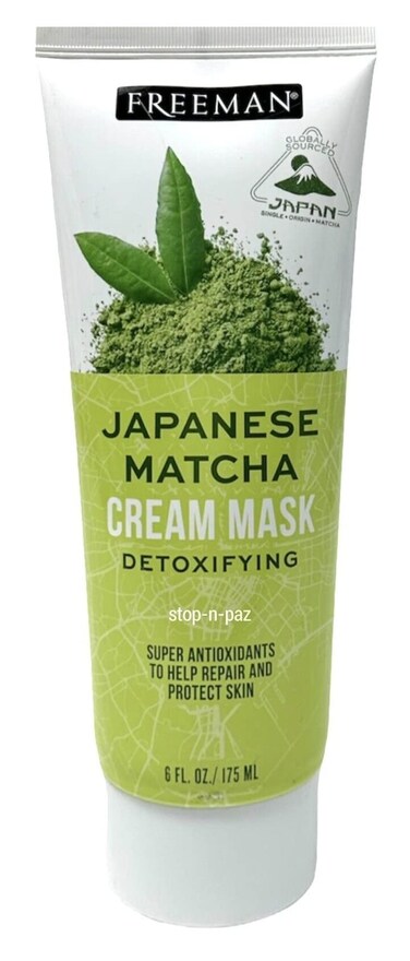 Freeman Exotic Blends Japanese Matcha Cream Face Mask Skin Repairing  Detoxifying Facial Mask Rids Impurities Clean Skincare For Oily  Normal Skin Types 6 fl oz175 ml Tube