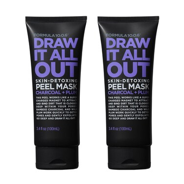 FORMULA 1006 Draw It All Out Skin Detoxing Charcoal Peel Mask 2PK