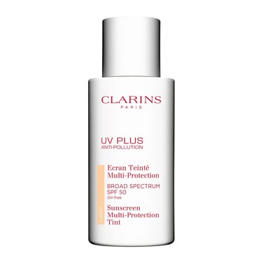 ClarinsNEW UV Plus AntiPollution Broad Spectrum SPF 50 Tinted Face Sunscreen