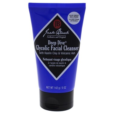 Jack BlackDeep Dive Glycolic Facial Cleanser 5 Fl Oz  ClayBased Cleanser PureScience Formula Facial Cleanser and Mask Recommended for Normal Dry or Oily Skin Glycolic Acid