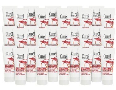 Curel Ultra Healing Intensive FragranceFree Lotion For ExtraDry Skin Dermatologist Recommended Ideal for Sensitive Skin Cruelty Free Paraben Free 1 Oz Pack of 30