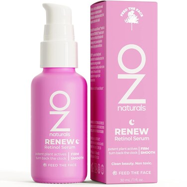 OZNaturals Renew Retinol Serum  Anti Aging Serum for Skin Renewal  Smoothes and Brightens Complexion with Vitamin E and Hyaluronic Acid  1 oz