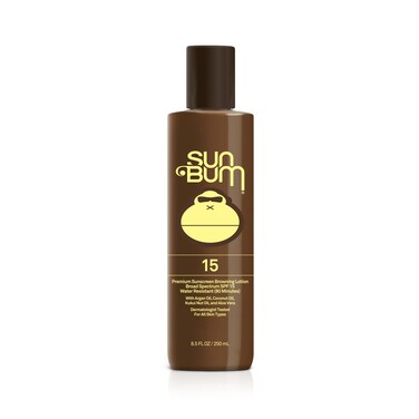 Sun Bum SPF 15 Browning Lotion  Vegan and Hawaii 104 Act Compliant Octinoxate  Oxybenzone Free Broad Spectrum Moisturizing UVAUVB Sunscreen Tanning Lotion with Vitamin E  85 oz