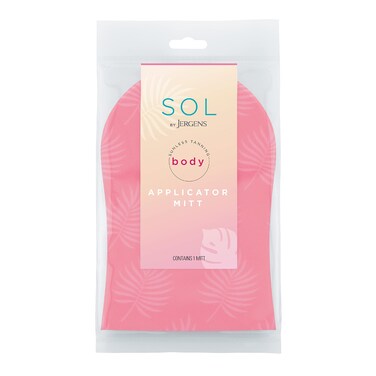 JergensSOL Self Tanner Applicator Mitt Flawless Streakfree Tanning Blender Glove Sunless Tanning Reusable Tanning Mitt Protects Hands All Skin Tone