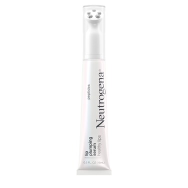 Neutrogena Healthy Lips Plumping Serum Lip Enhancer with Peptides Nourishes and Promotes the Appearance of Naturally Fuller and PlumperLooking Lips 05 fl oz