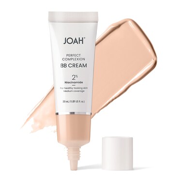 JOAHBeauty Perfect Complexion BB Cream with Hyaluronic Acid and Niaciminade Korean Makeup with Medium Buildable Coverage Evens Skin Tone Lightweight Semi Matte Finish Fair with Cool Undertones