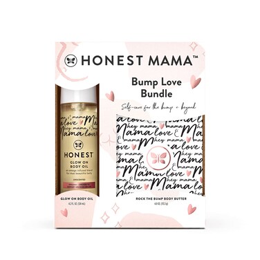 The Honest CompanyHonest Mama Body  Belly Bump Love Bundle  Moisturizing PlantBased Oil  Stretch Mark Butter Cream
