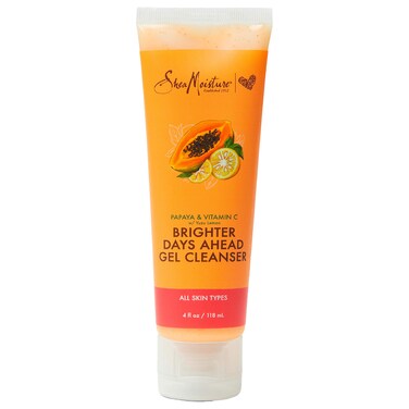 SheaMoistureGel Cleanser For Dull Uneven Skin Tone Papaya and Vitamin C Face Cleanser For Uneven Skin Tone 4 oz