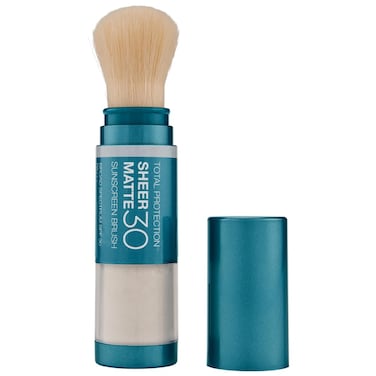 ColorescienceTotal Protection Sheer Matte SPF 30 Sunscreen Brush For Oily and AcneProne Skin Unscented 015 Ounce Powder