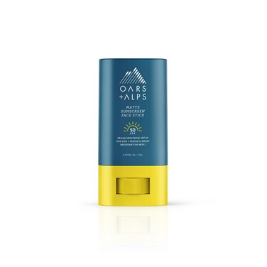 Oars  AlpsMatte Sunscreen Face Stick SPF 50 Water  Sweat Resistant Sunblock Broad Spectrum UVAUVB Protection Dermatologist Tested GlutenFree TravelFriendly