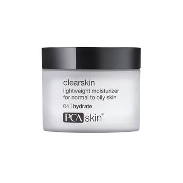 PCA SKIN Clearskin Lightweight Face Moisturizer for Oily Skin Daily Hydrating Facial Moisturizer for Oily AcneProne and Sensitive Skin Quick Absorbing Reduces Discolorations 17 oz Jar