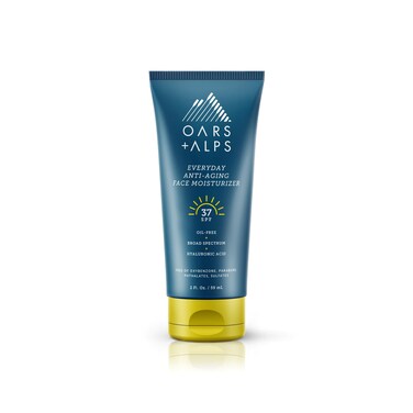 Oars  AlpsSPF 37 Sunscreen and Everyday Anti Aging Face Moisturizer Infused with Hyaluronic Acid Vitamin E and Vitamin B5 TSA Friendly 2 Fl Oz